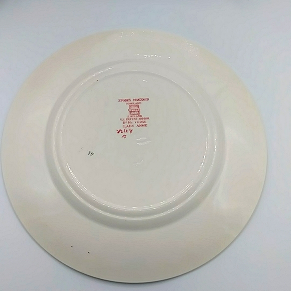 COPY - 2 Copeland Spode 8” Lunch Plates. Lady Anne pattern Circa 1941 - Picture 2 of 6